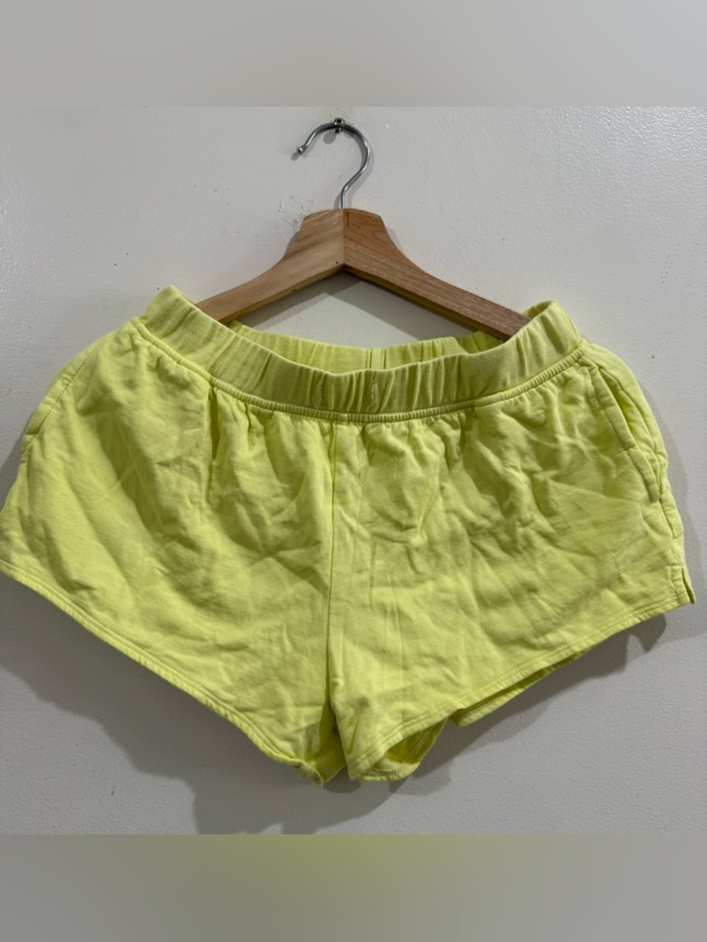 Vitamin A Neon Yellow Lounge Shorts